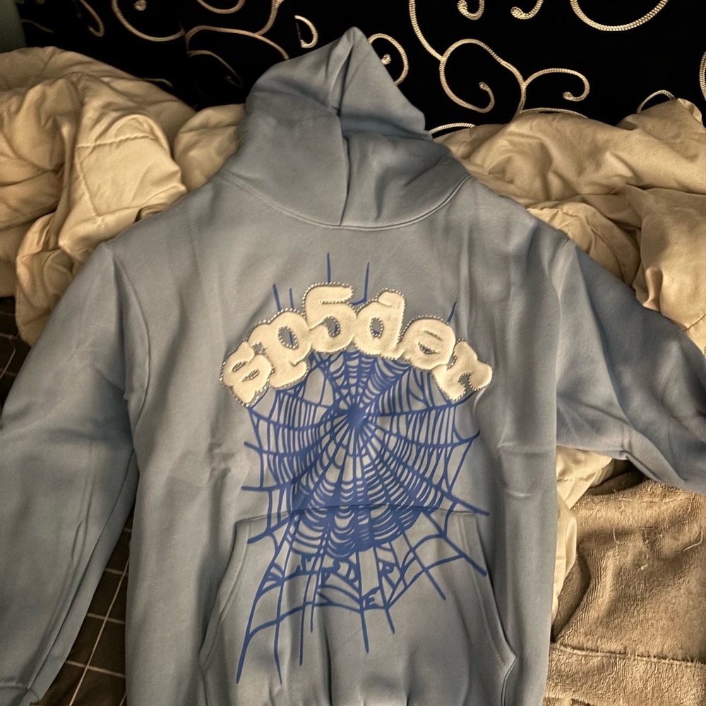 Sky Blue Spider Hoodie